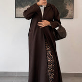 Long Blazer Trench Marron