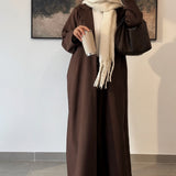 Long Blazer Trench Marron